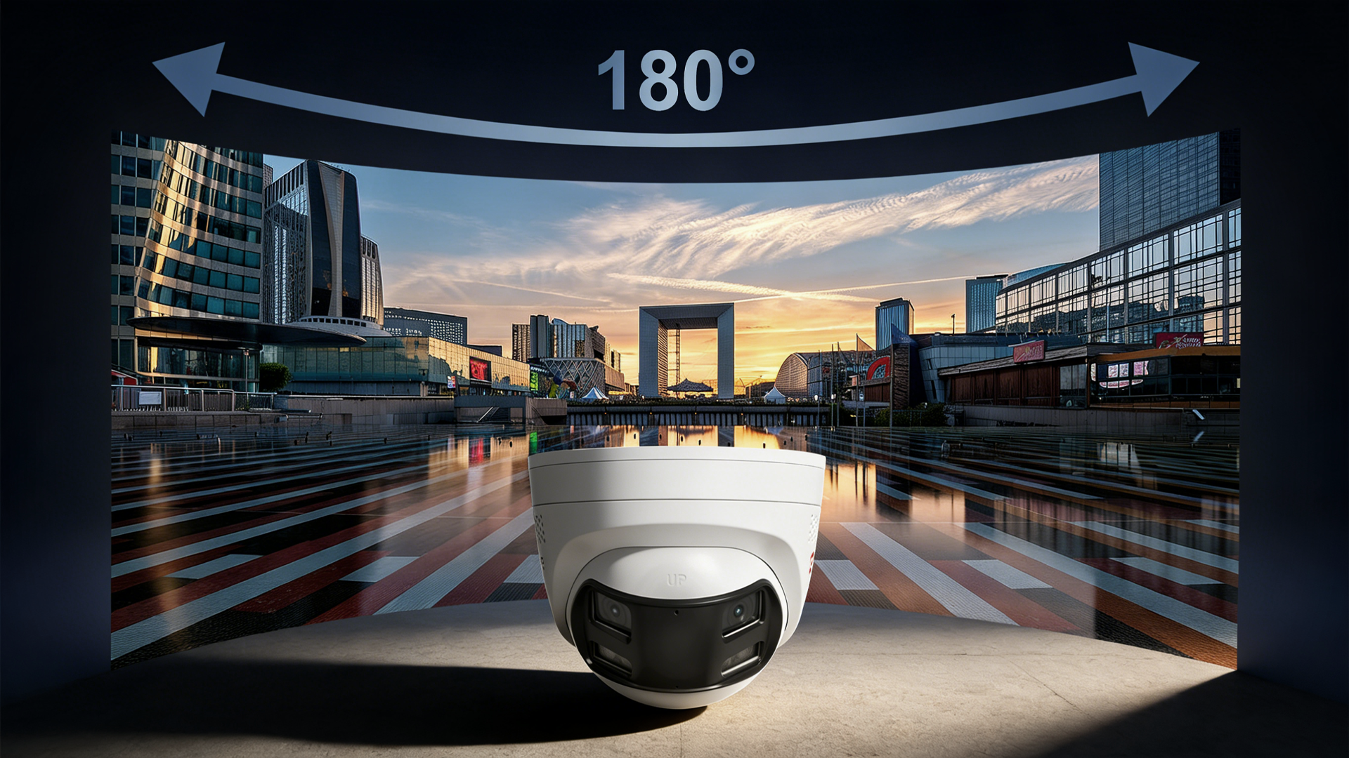 Dual-Lens Panoramic POE Camera