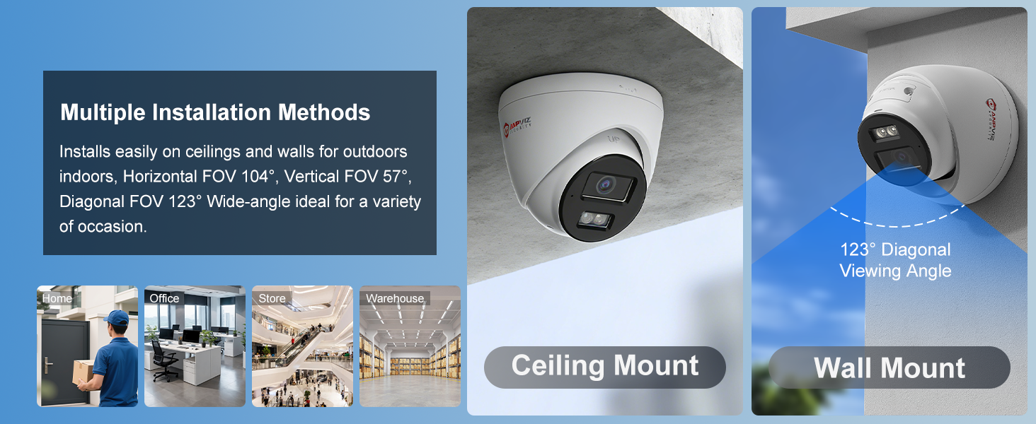 4MP IP Camera IP67 Dual Light