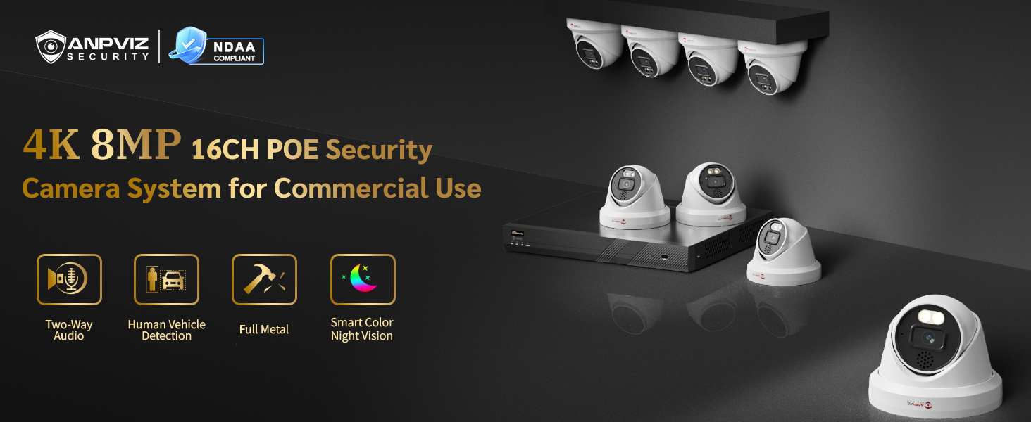 4K Big Turret POE Camera System