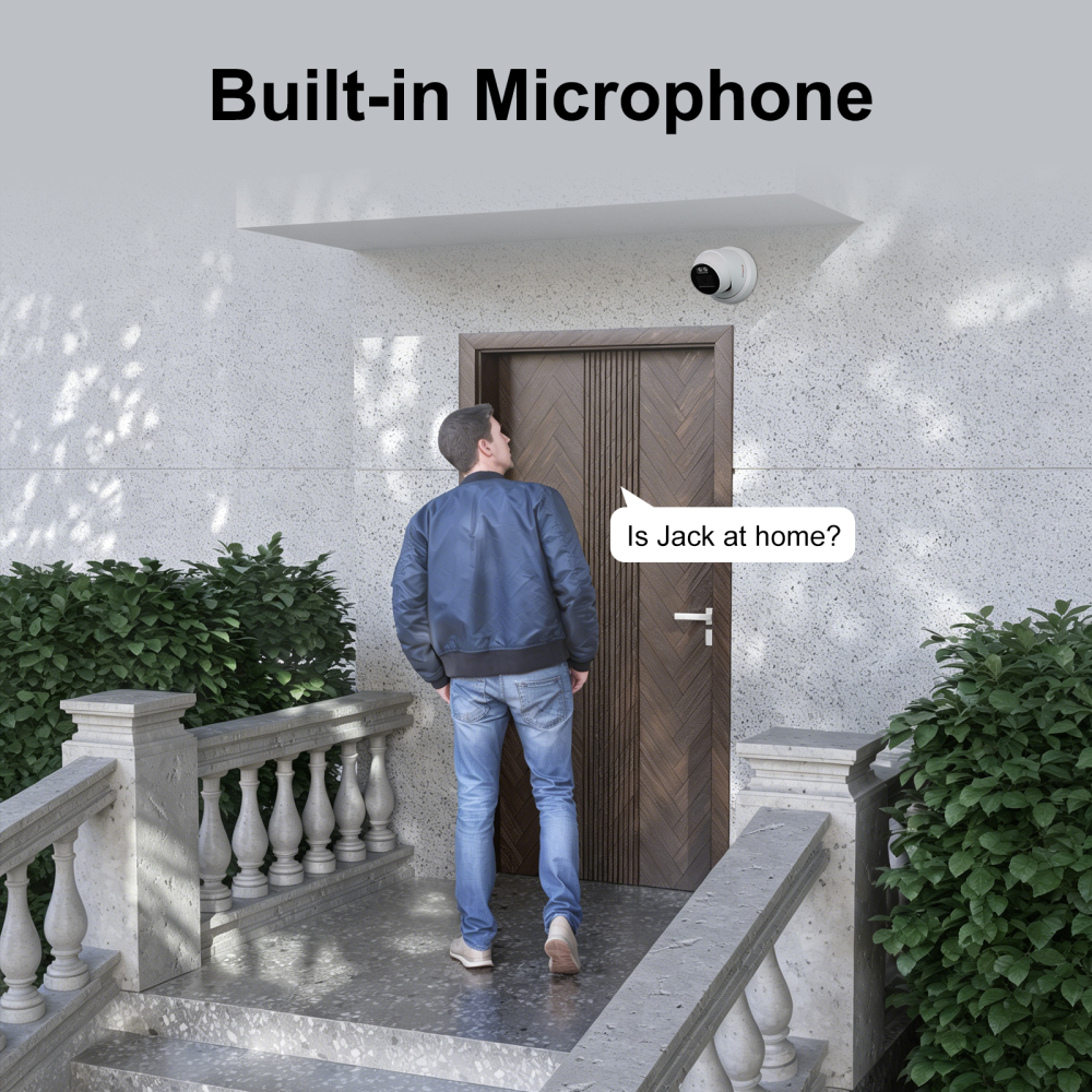 Starlight Full Color Night Vision 4MP POE Camera for Business, VCA & Human/Vehicle Detection