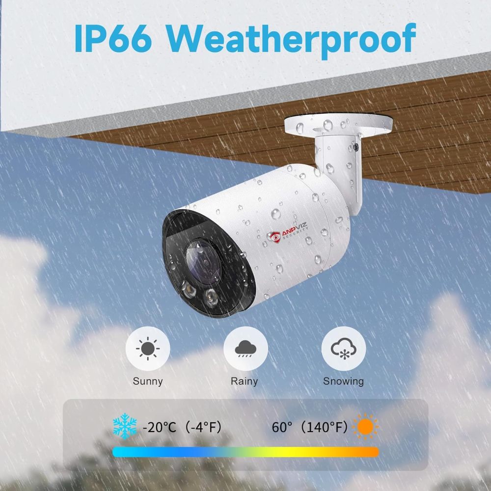 8MP Bullet PoE with Human & Vehicle Detection, Up to 512GB MicroSD Card