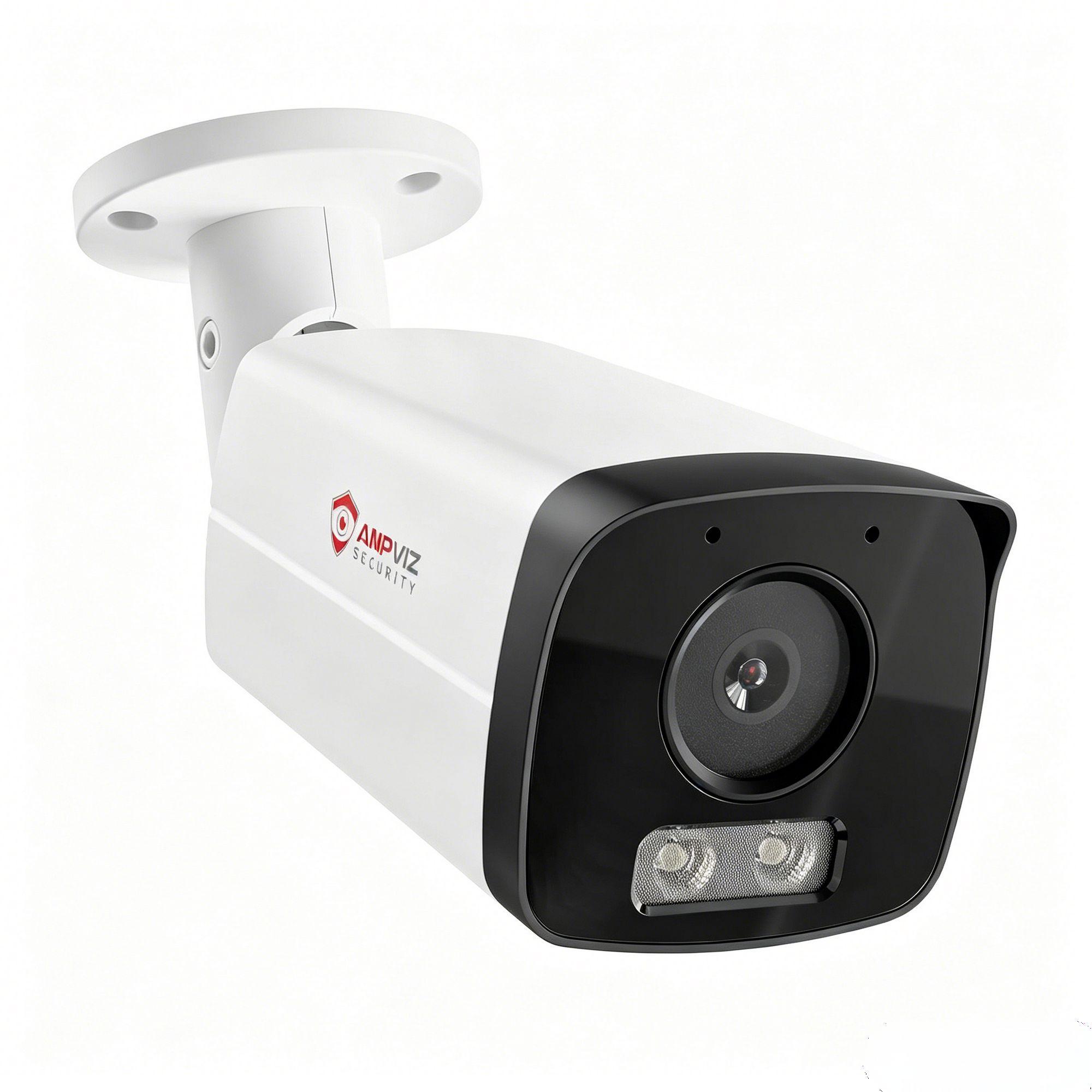 4/6/8MP Bullet PoE IP Camera with Smart Dual Light Color Night Vision, Full Metal PoE Security Camera Indoor/Outdoor, AI Human Motion Detection, IP66, Wired, NDAA, IPC-B8A43WD-S (U Series) USA Only