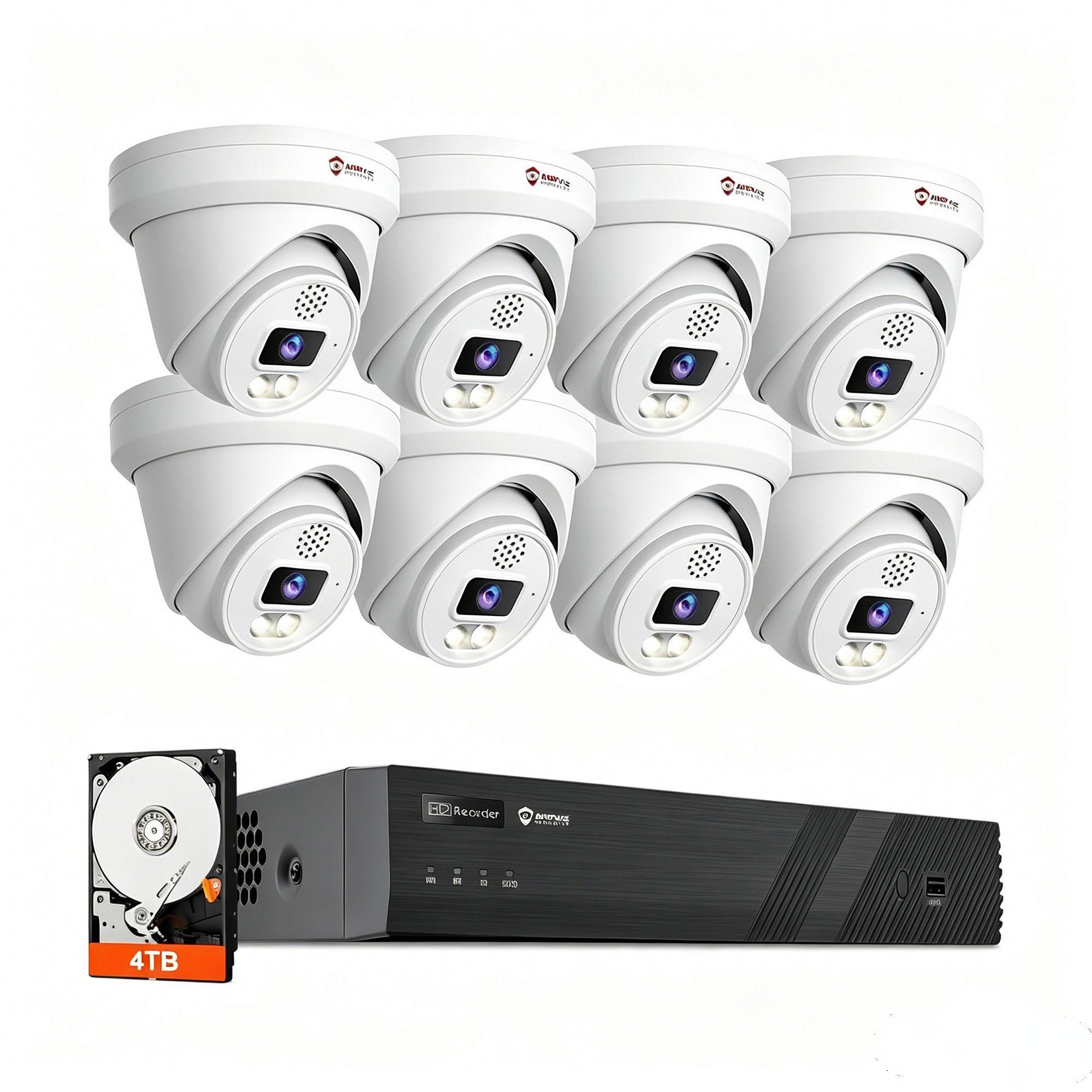 6MP Turret NVR Security System