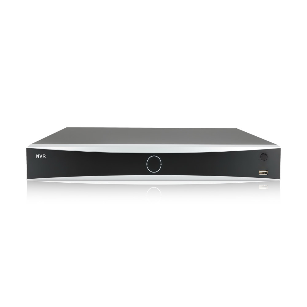 Anpviz 32CH 12MP PoE NVR, 16 PoE Ports, 256Mbps Bandwidth, H.265+ Compression, AI Perimeter Protection, 2SATA Up to 32TB