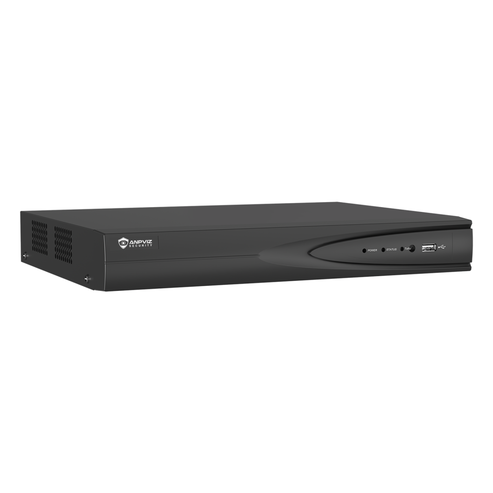 Anpviz 8CH 12MP POE NVR with 2TB HDD 8 POE Port Network Video Recorder H.265+ Support AI Motion Detection 24/7 Recording