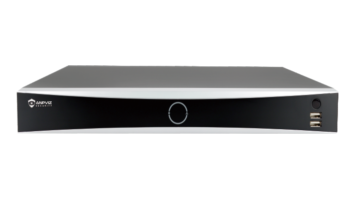 Anpviz 12MP POE NVR 32CH 16POE Port H265+ 4SATA interface Max 64TB capacity AI Motion Detection 4K video output