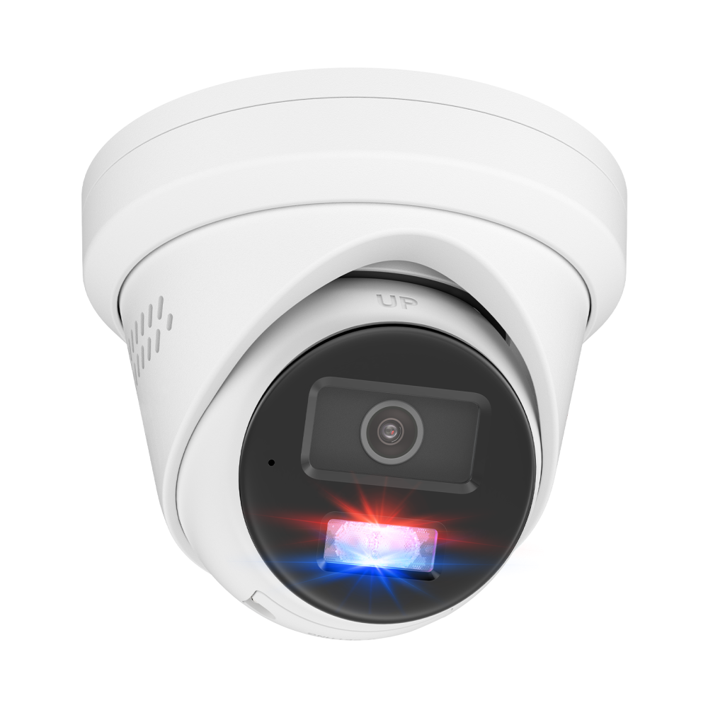 USA Only Anpviz 5MP PoE IP Camera, Active Deterrence Strobe Red & Blue Light and Audio Alarm, Two Way Audio, Smart Color Night Vision, Human Vehicle Detection