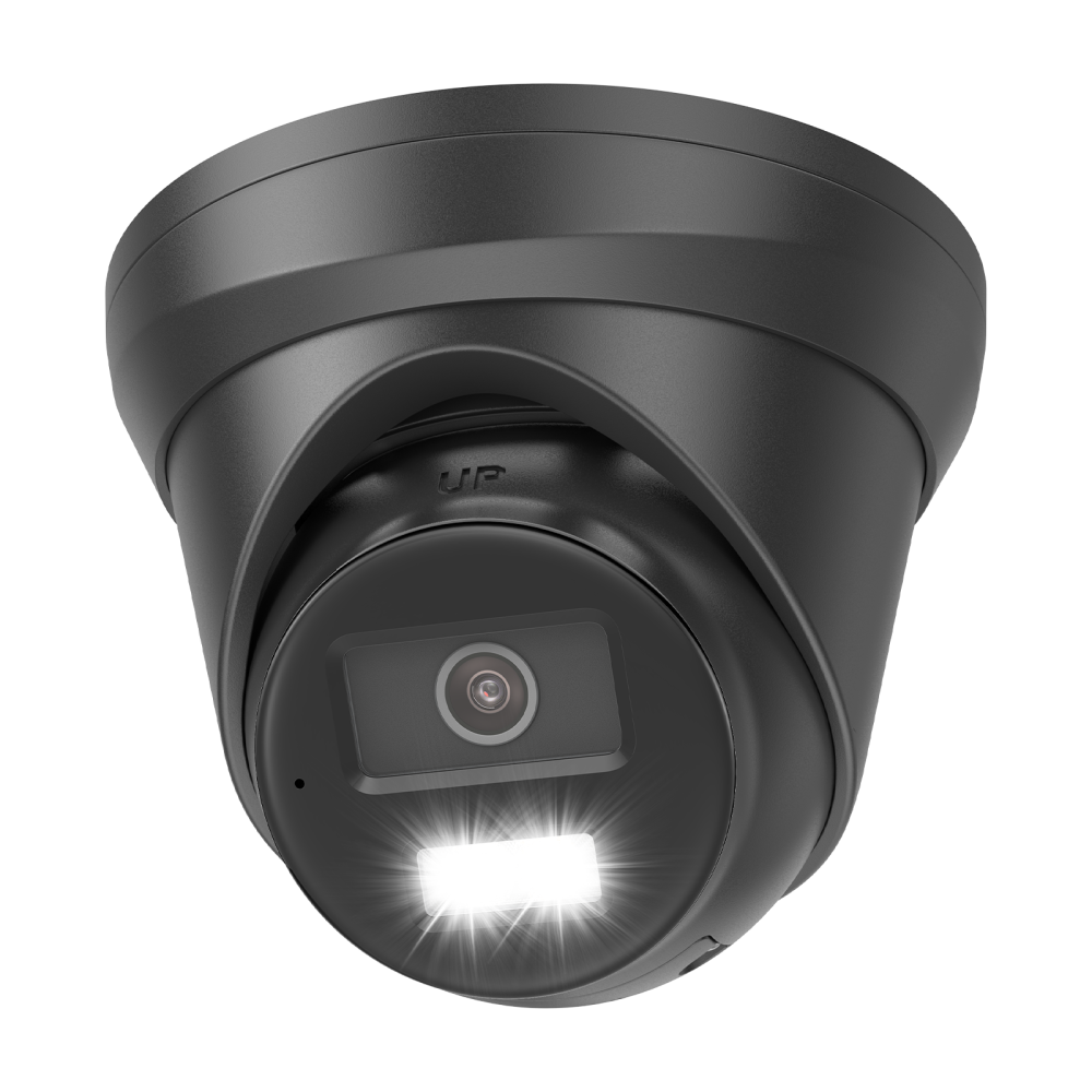 USA Only Anpviz Black 5MP PoE Camera, Metal Turret Security Camera with Audio, Human Vehicle Detection, Smart Color Night Vision