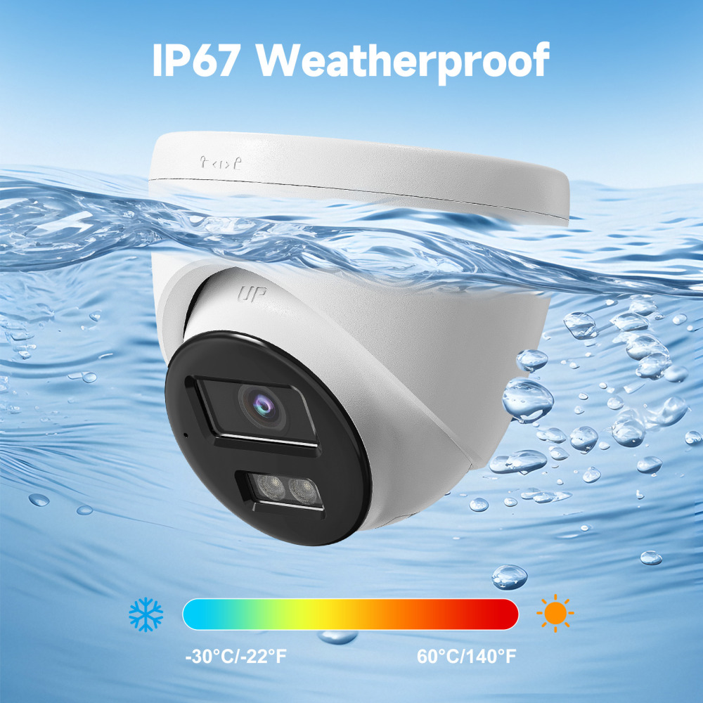 USA Only Anpviz 5MP PoE IP Camera with Human & Vehicle Detection, Smart Dual Light Color Night Vision Wired Security Camera Outdoor with Audio