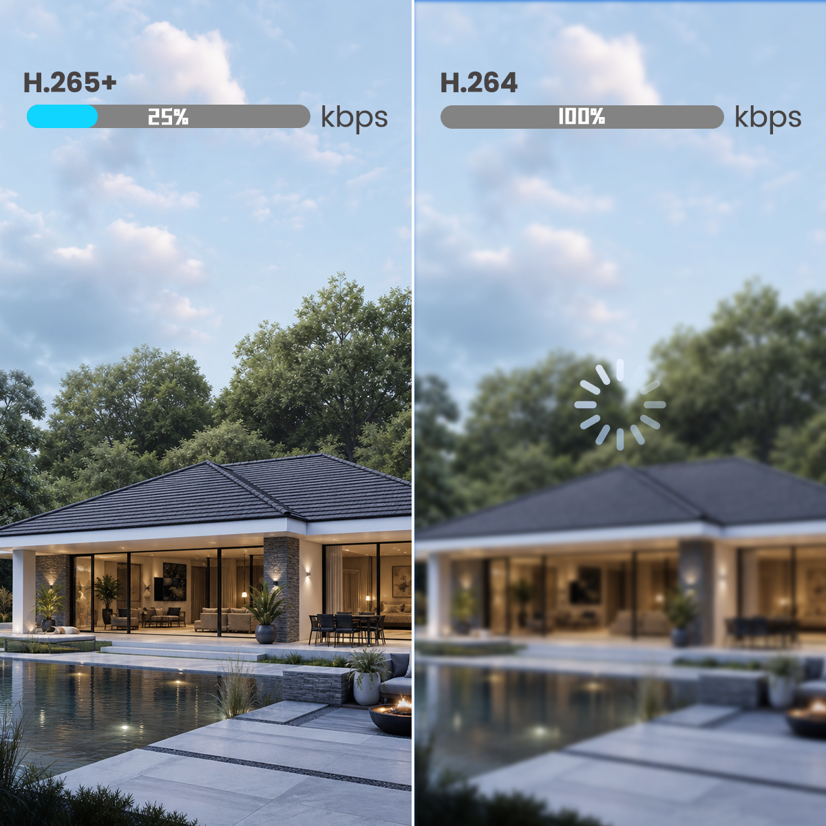 H.265+ Compression Preview
