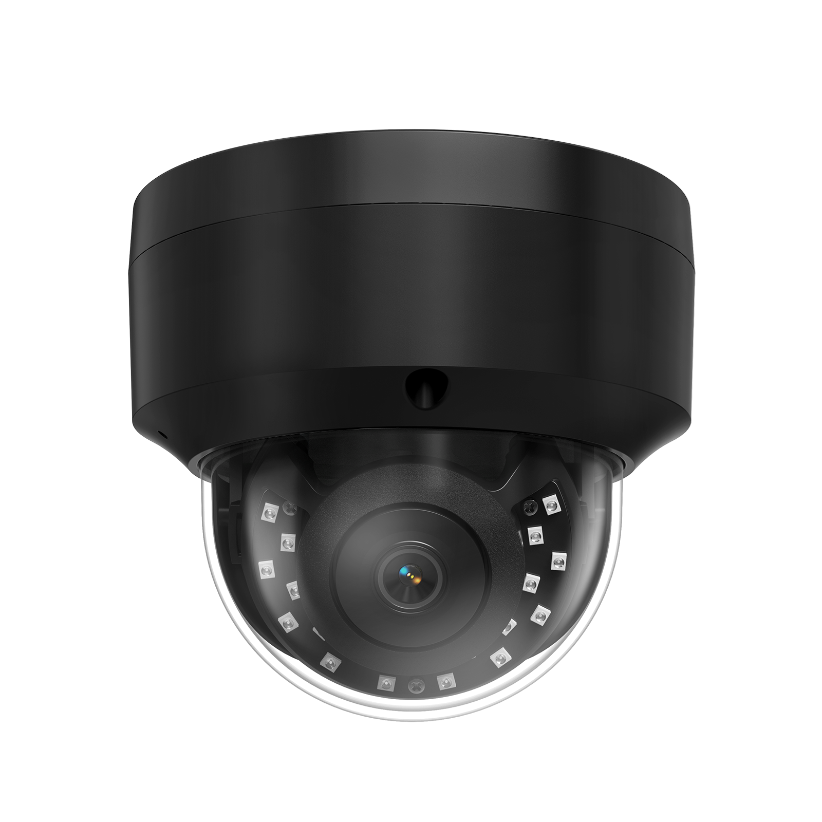 UNILOOK 4MP PoE IP Dome Camera, Wired IP Security Camera Outdoor Indoor 100ft Night Vision, Microphone, IK10, IP66 Waterproof, 2.8mm Wide Angle Lens, Not PTZ, NDAA Complaint (Black)