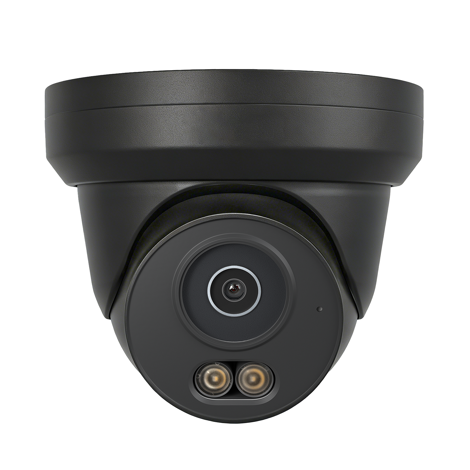 UNILOOK 4MP PoE IP Camera, Wired Turret Security IP Camera Outdoor 100FT Smart Dual Light Color Night Vision, AI Human Motion Detection, Built-in Mic, IP66, 2.8mm, Full Metal, NDAA (Black)