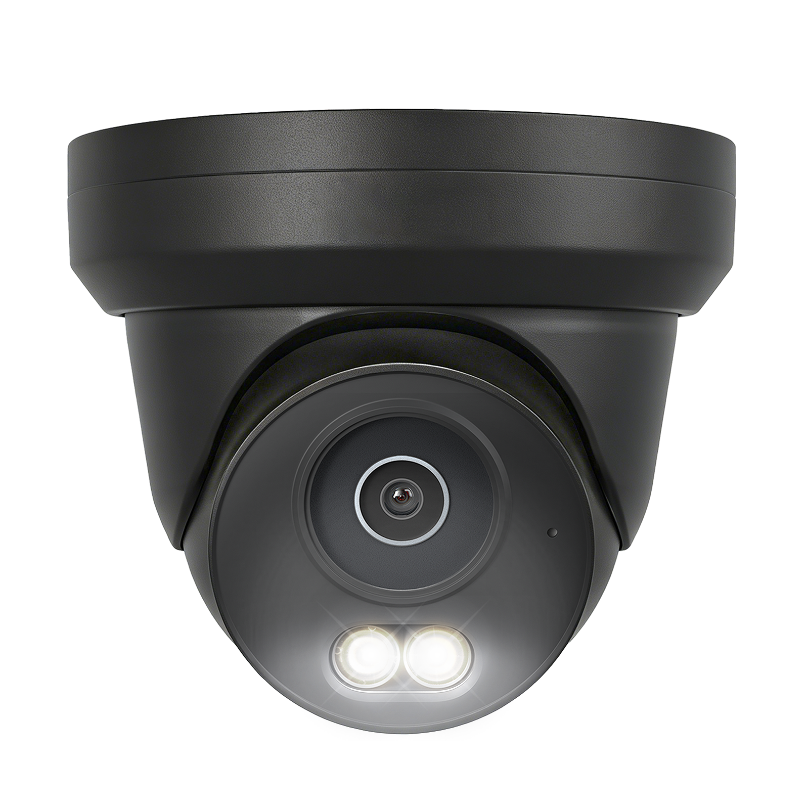 UNILOOK 4K 8MP PoE Security Camera, Turret IP Camera Outdoor Indoor Wired 100ft Smart Color Night Vision, Human/Vehicle Detection, IP66, Built-in Audio, @20fps, Wide Angle, Full Metal, NDAA (Black)