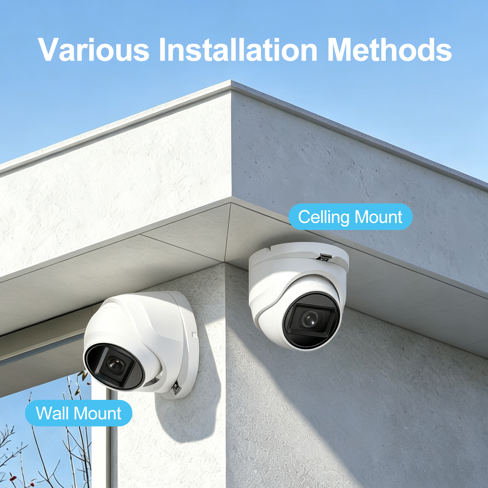 Anpviz 1080P 30fps Analog CCTV Camera 4-in-1 (TVI/AHD/CVI/CVBS), 66FT IR Night Vision