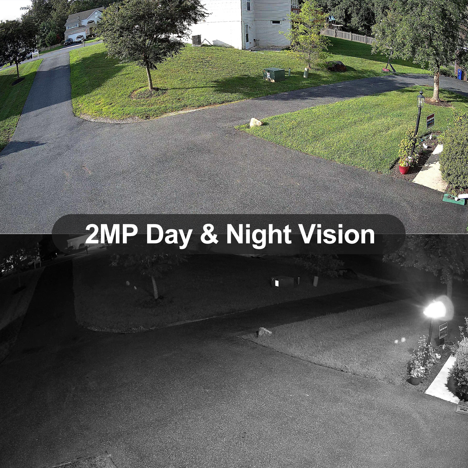 Anpviz 1080P 30fps Analog CCTV Camera 4-in-1 (TVI/AHD/CVI/CVBS), 66FT IR Night Vision