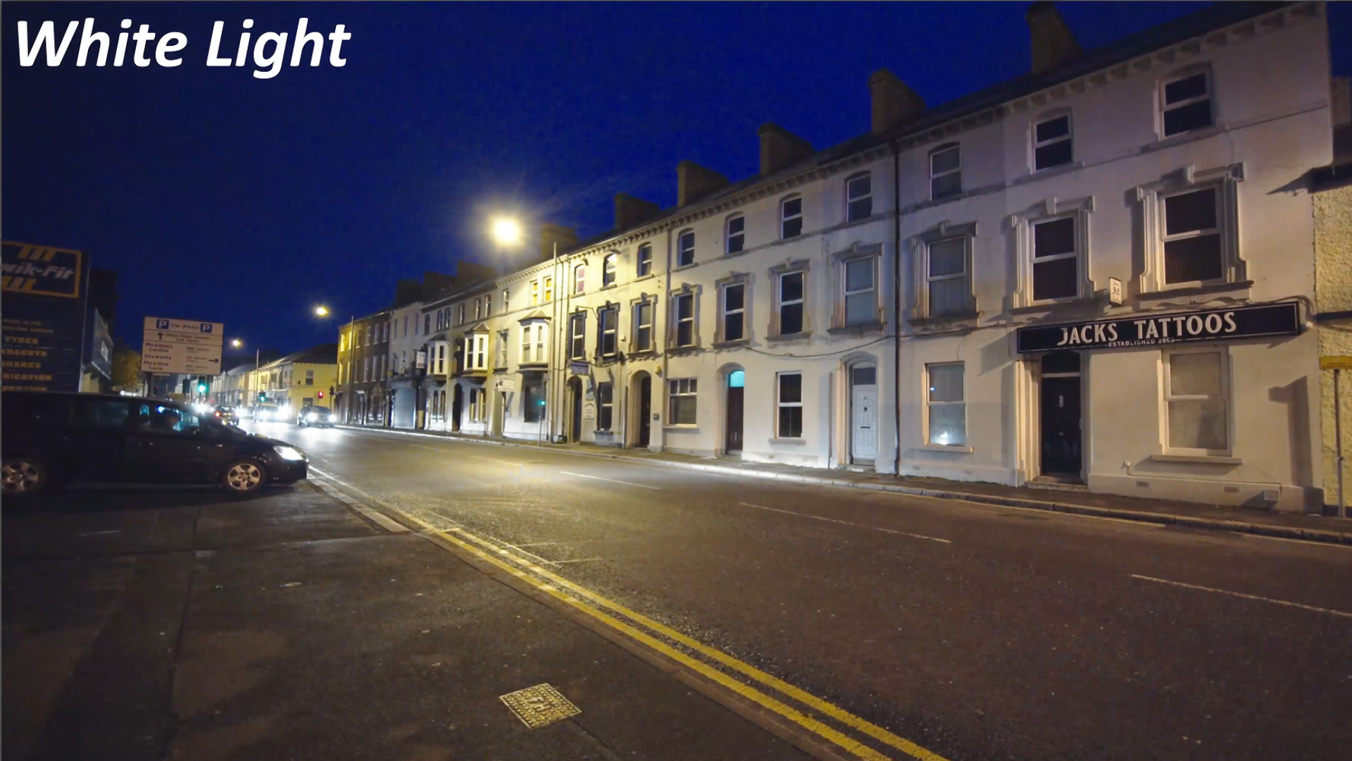 White Light Night Vision