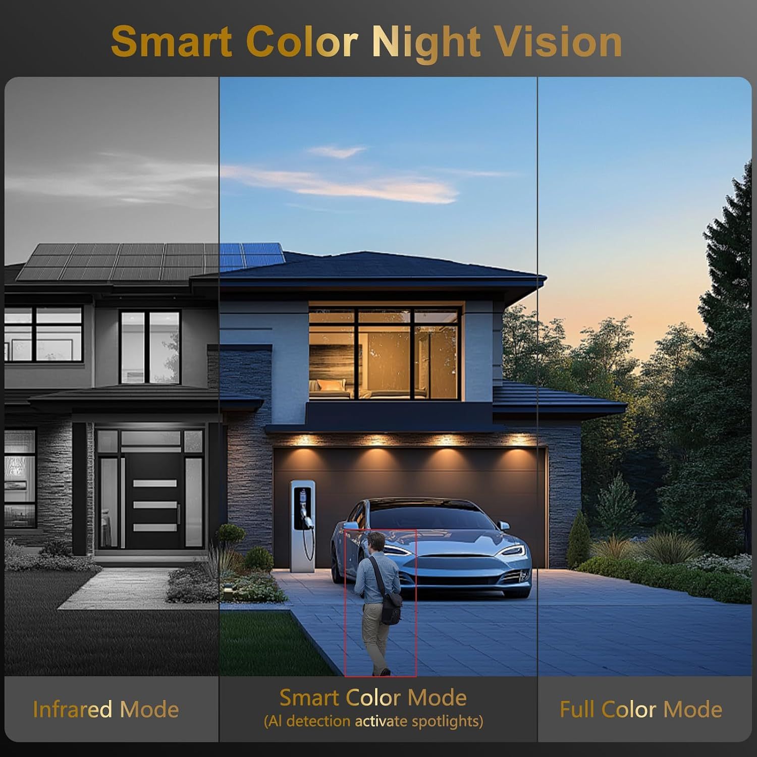 Anpviz UltraHD 4K 8MP IP Turret PoE Camera Outdoor with Active Deterrent