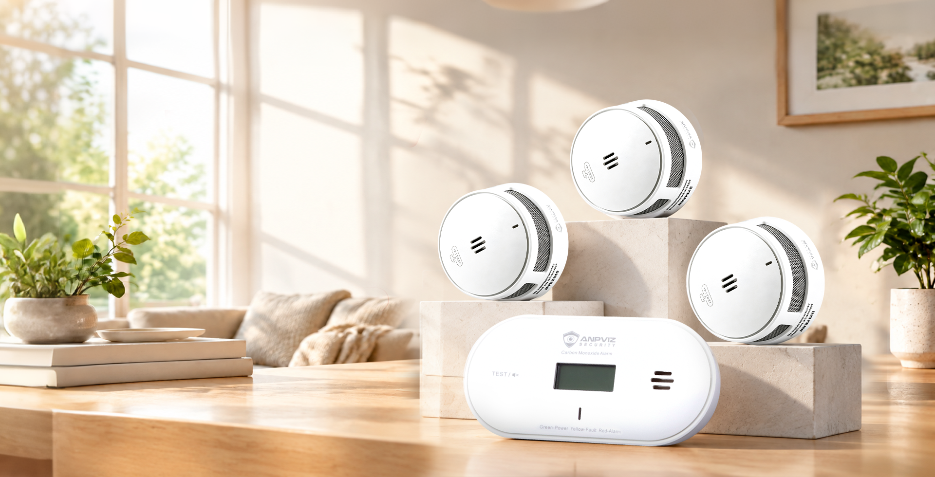 Anpviz Smoke and CO Alarms