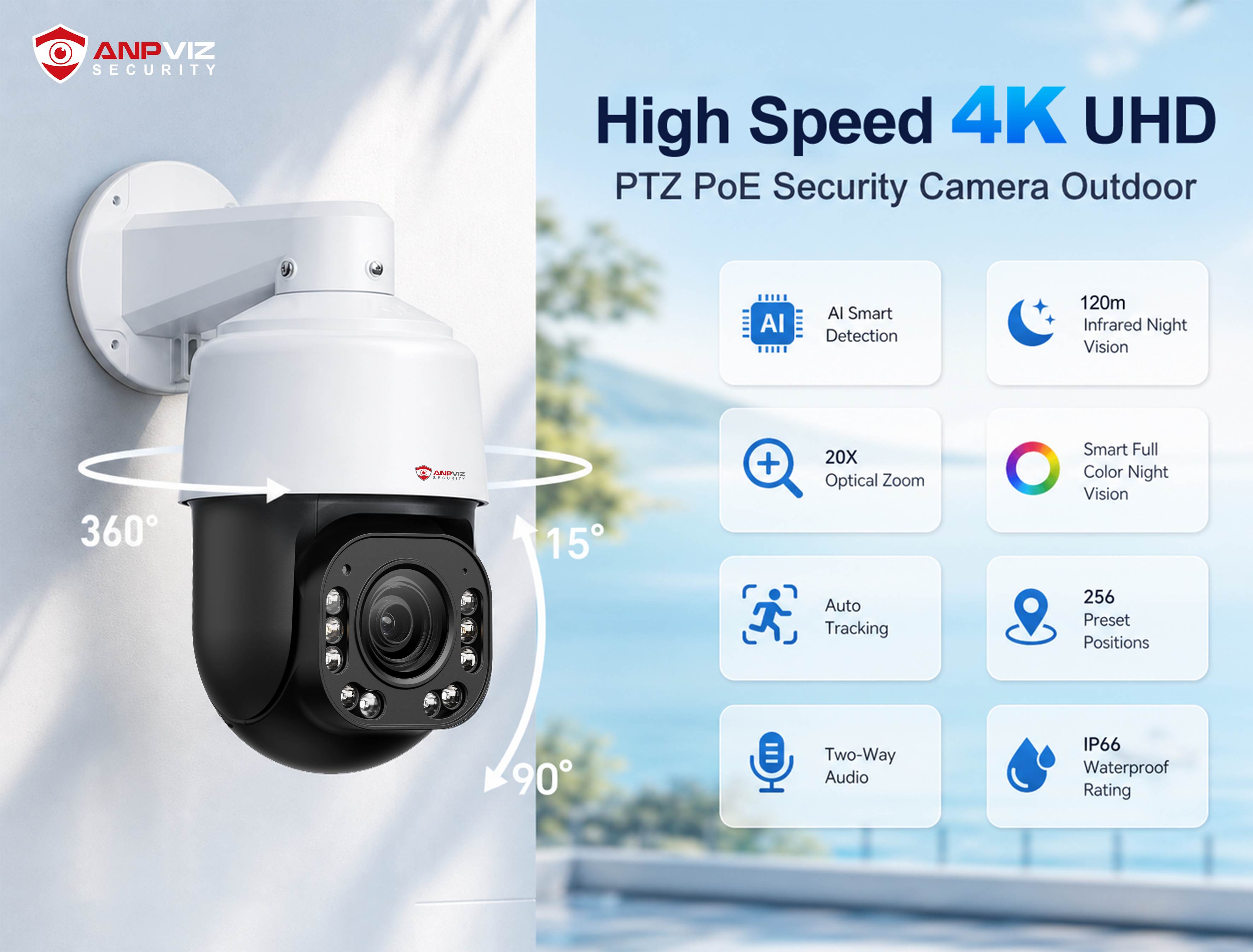 New Anpviz PTZ security camera
