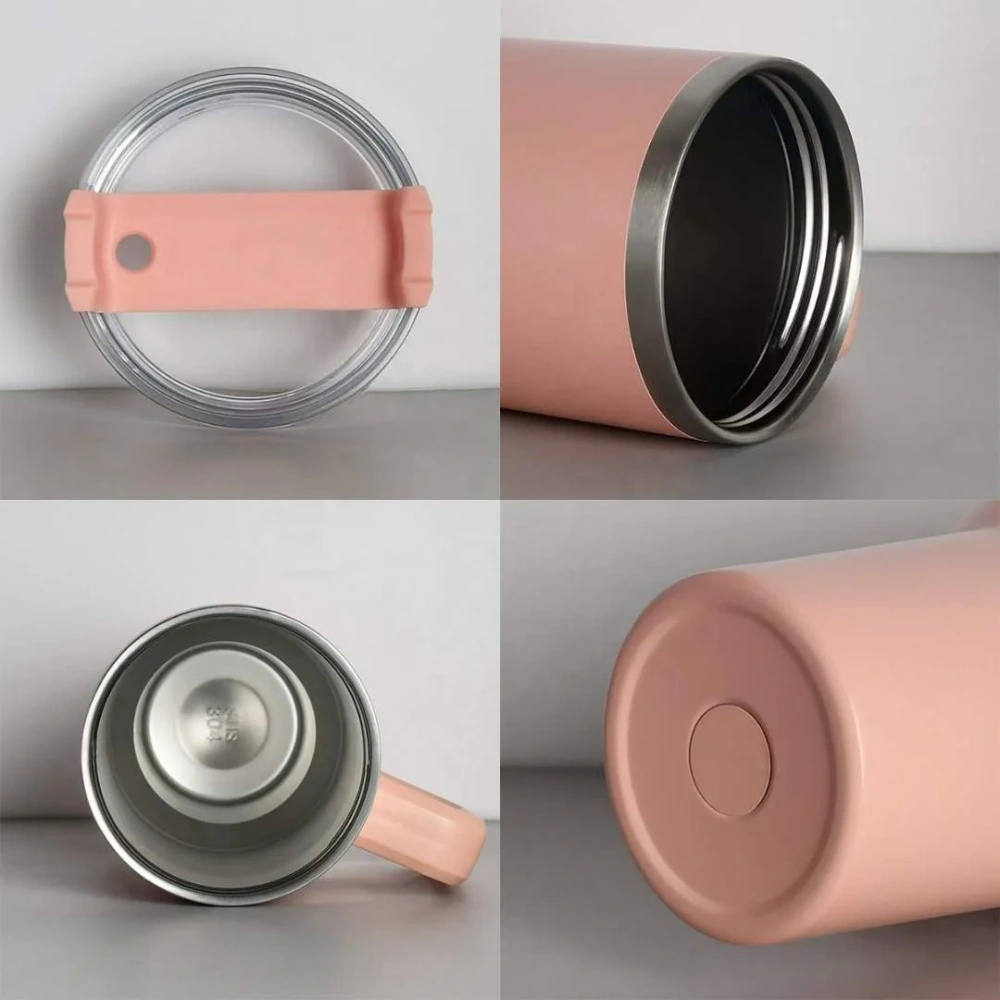 2024 New Tumbler 30/40/50oz tazas Cup with Handle-Stainless Steel Water Bottles Sanrio Thermos Cup With Handle And Straw