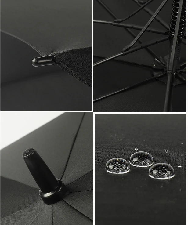 2024  Wholesale Top Sale  Business Gift Portable Straight Golf Umbrella With Logo for Outdoor