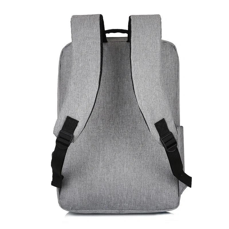Unisex Black Custom Logo Ergonomics Anti Theft Smart Nylon Laptop Backpacks School Bags With Usb