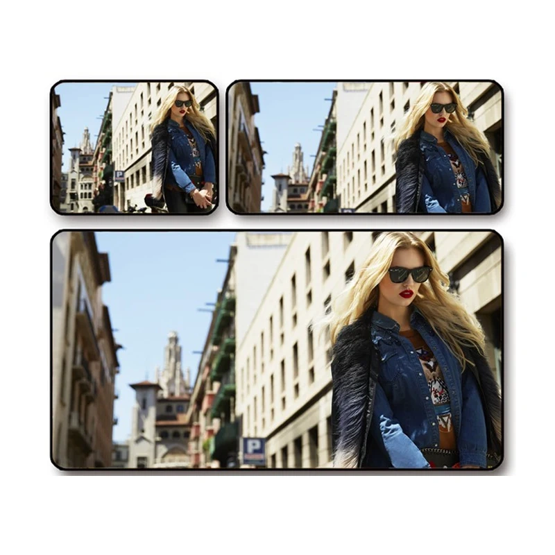 MP55 Environmentally Friendly Natural Rubber Waterproof Custom Heat Transfer Mouse Pad Game Pad