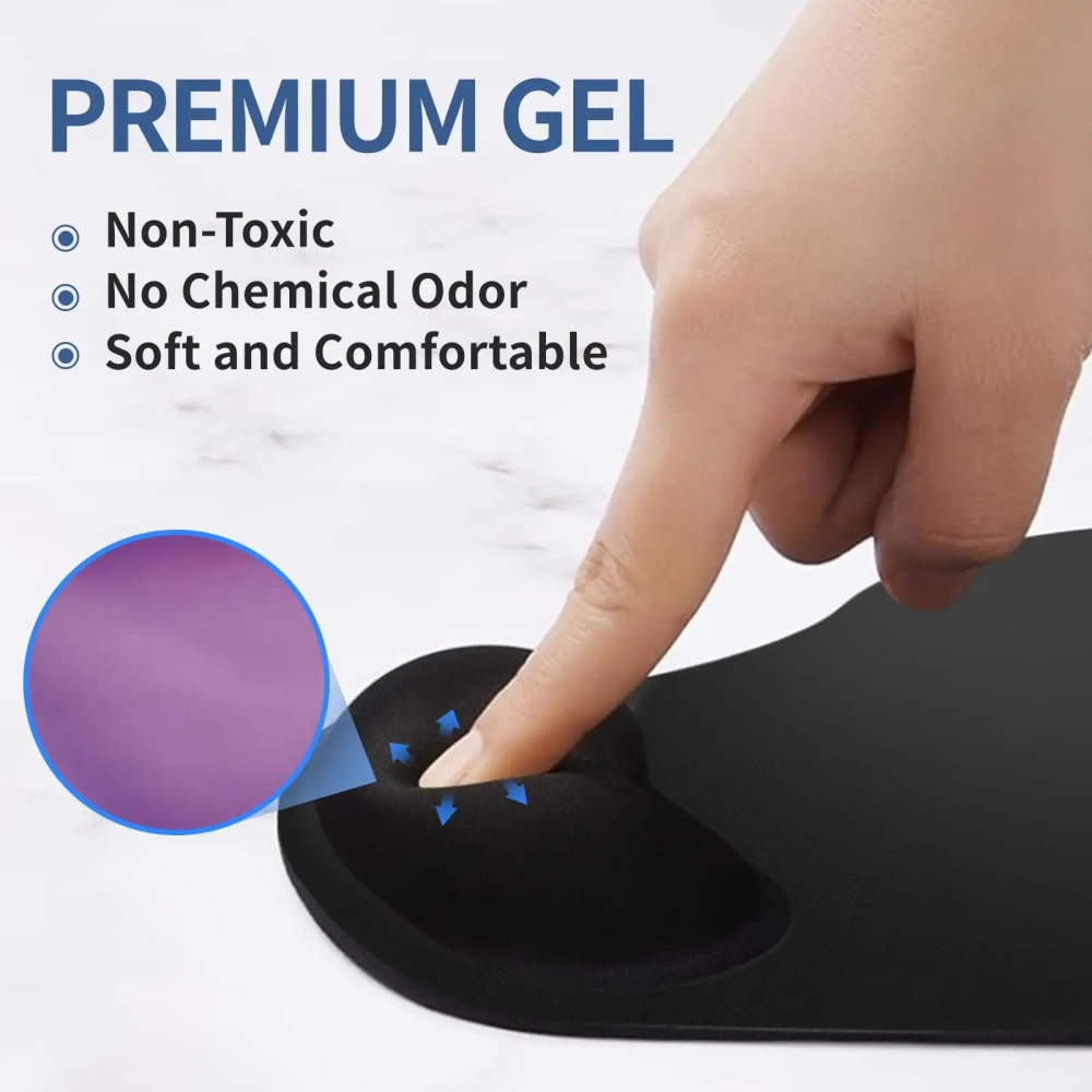 Wholesale Custom Mouse Pad With Wrist Rest Keyboard and Mouse Pad With Gel Wrist Support 3d Office Mouse Pad Custom logo