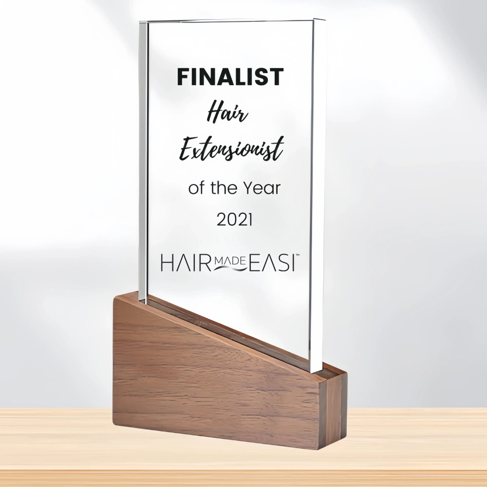 2024  Wholesale Wooden Crystal Trophy Award