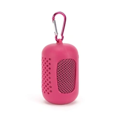 Rose red Towel with Case