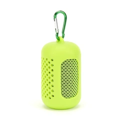 Green Towel with Case