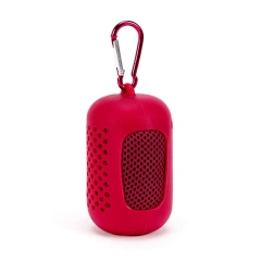 Red Towel with Case