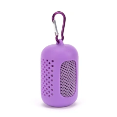 Purple Towel with Case