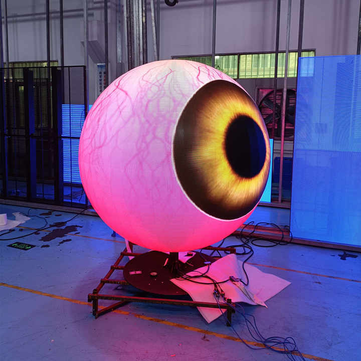 Customize Size  P2.5 LED Video Ball 1 Meter Diameter Sphere LED DIsplay Irregular Shape Led Screen Mobile Control