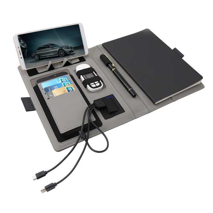 Custom Business A5 Wireless Charging Notebook Office & Travel Binder Notepad Custom Colors & Logos