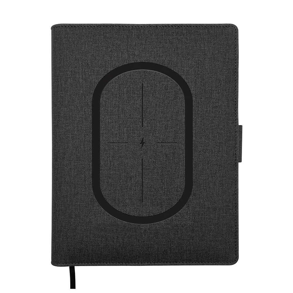 Custom Business A5 Wireless Charging Notebook Office & Travel Binder Notepad Custom Colors & Logos