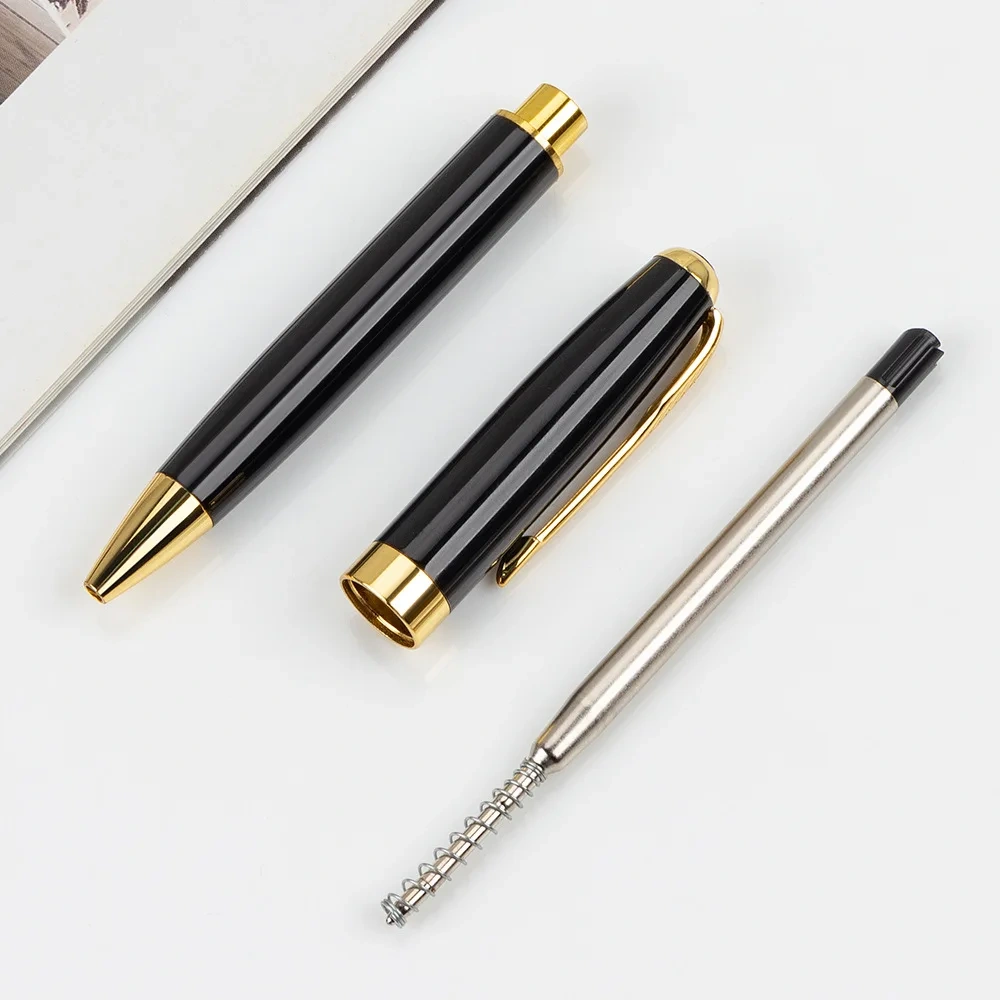 Black Silver Parker Metal Luxury  Logo  Metal Office & School Ballpoint Pen