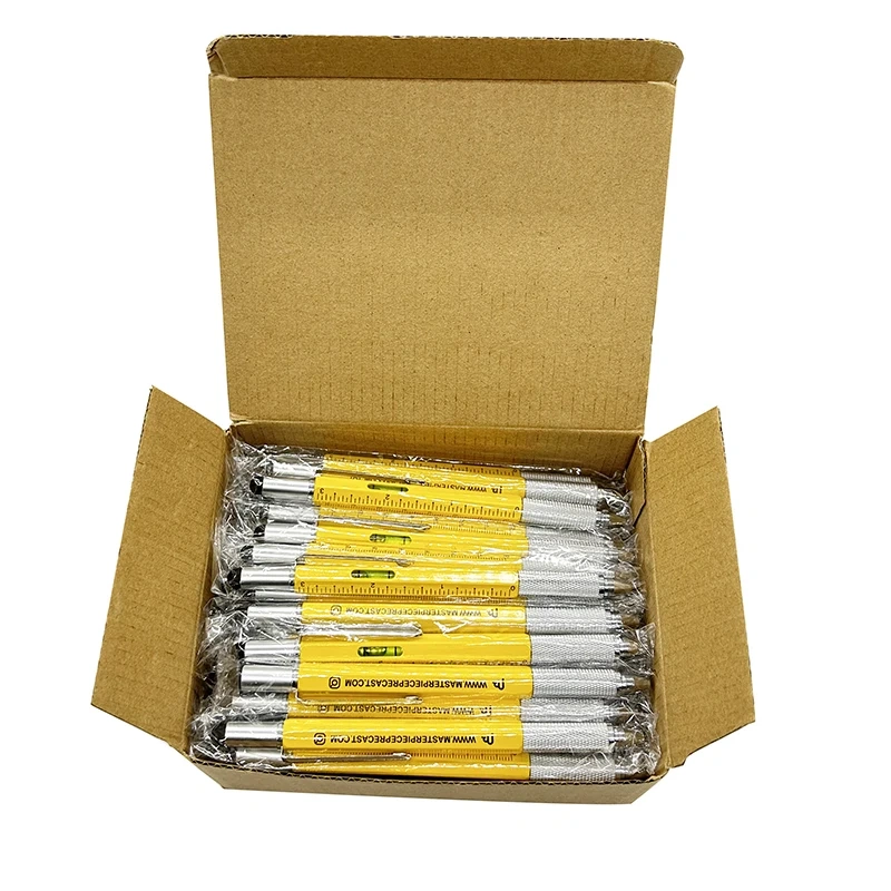 6 in 1 Multi Tool Pen Multi-function Stylus Multi Function Pen With Screwdriver and Ruler Pen with Custom Logo