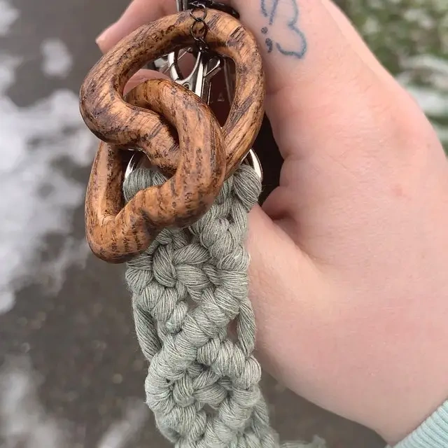 Hot Sales Custom Macrame Keychain  Factory Price Manufacturer Supplier