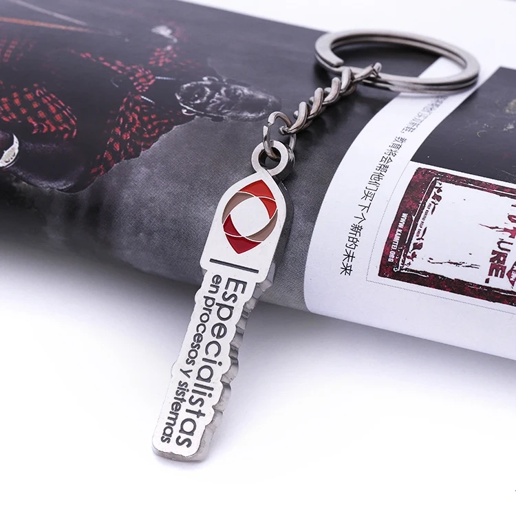 Fancy Luxury logo Metal Custom Girls Keyring / Key Holder for Branding / Custom Keychains Keyholder