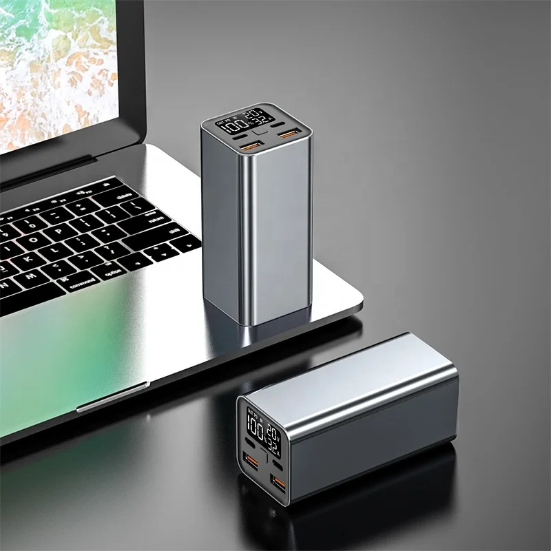 New Design Portable Laptop Power Bank 20000mah PD 65W High Power Super Two-Way Fast Charging Real Capacity Travel Power Banks