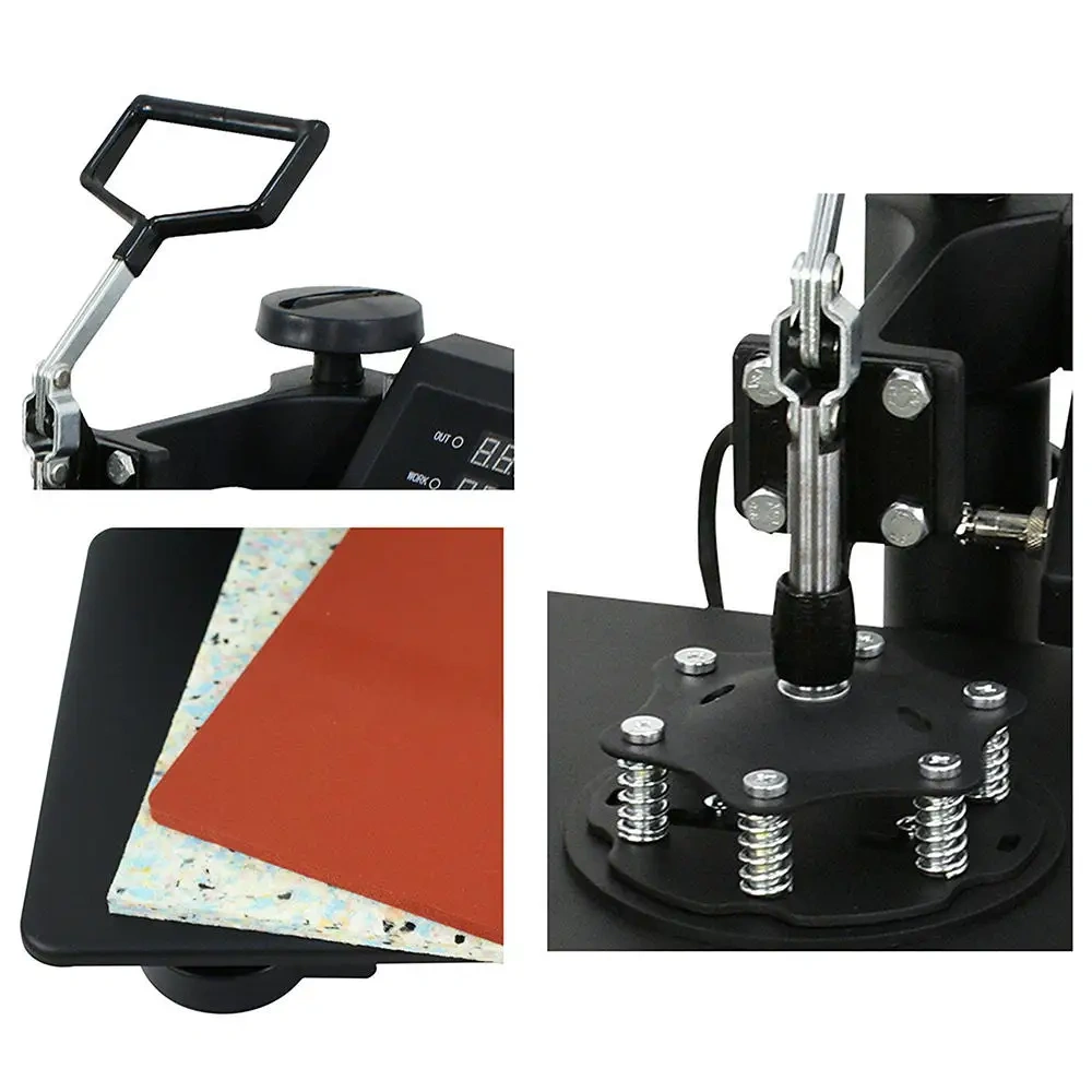 5 in 1 29*38CM Multi-function Sublimation Heat Press Machine Digital Heat Press Machine for Mug t Shirt Hats
