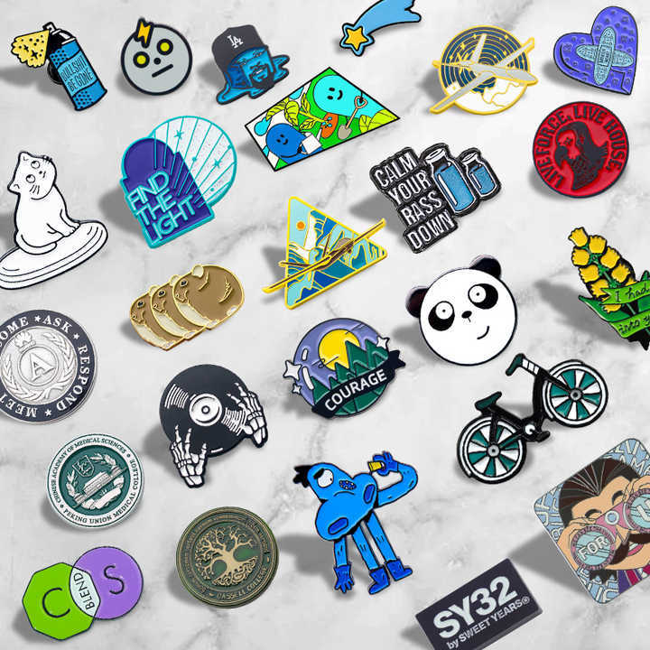 Custom Enamel Pin Personnalises Pathfinder Design Your Own Cap Safety Logo Brooch Badge Hat Wholesale Metal Hard Enamel Pins