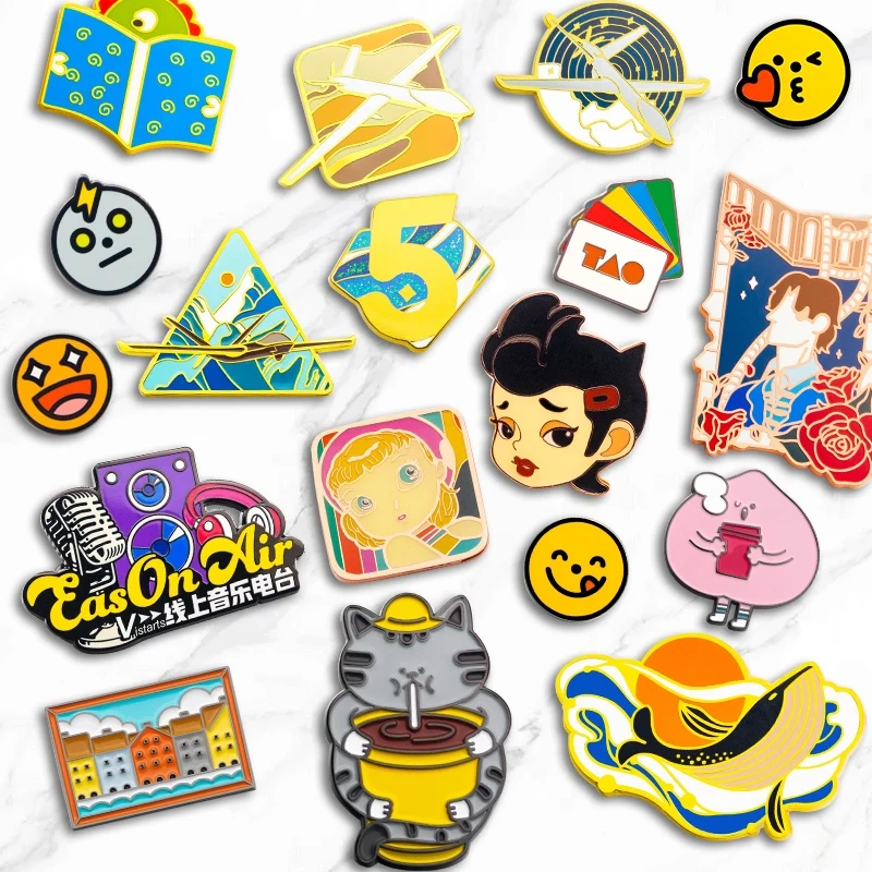 Custom Enamel Pin Personnalises Pathfinder Design Your Own Cap Safety Logo Brooch Badge Hat Wholesale Metal Hard Enamel Pins