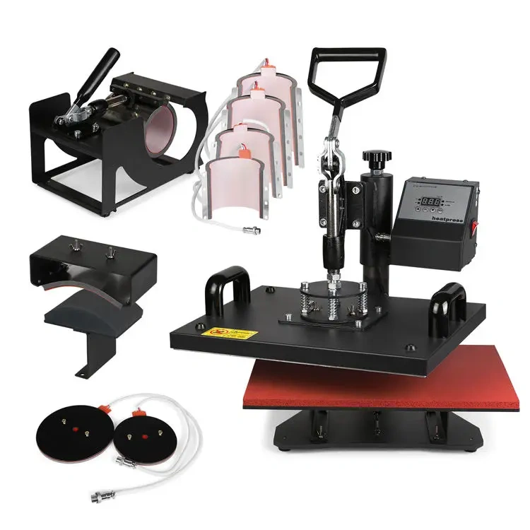 5 in 1 29*38CM Multi-function Sublimation Heat Press Machine Digital Heat Press Machine for Mug t Shirt Hats