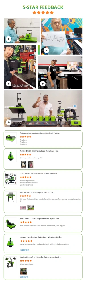 Electric Fully-automatic 15*15" Double Station Sublimation Tshirt Printing Heat Press Machines