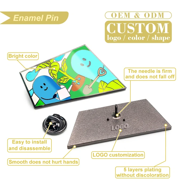 Custom Enamel Pin Personnalises Pathfinder Design Your Own Cap Safety Logo Brooch Badge Hat Wholesale Metal Hard Enamel Pins