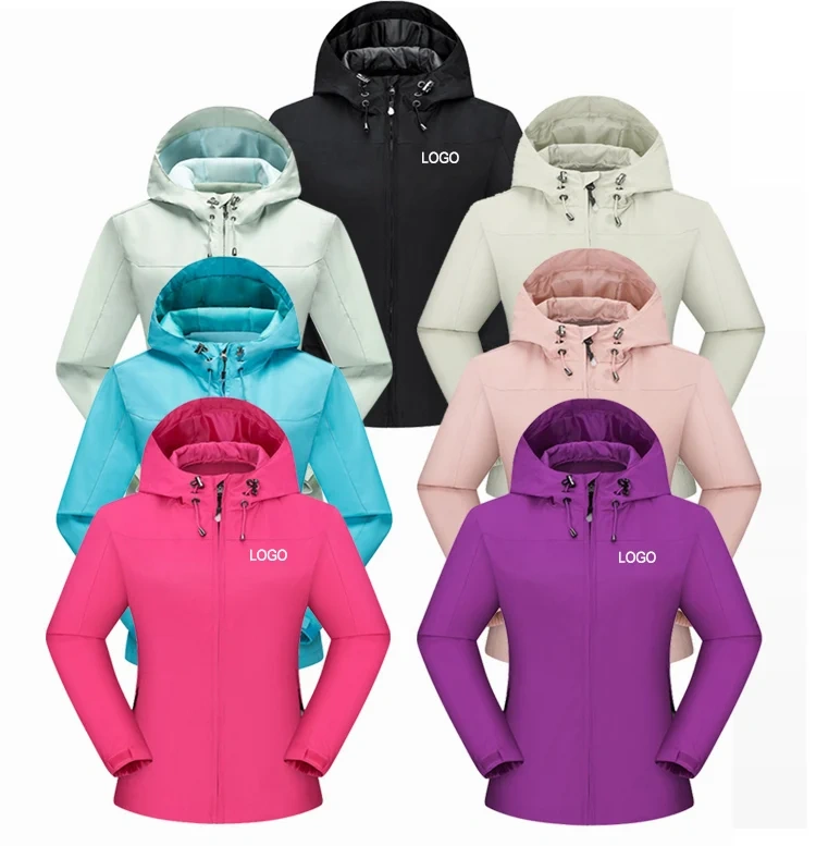 Wholesale Customized Plus Size Unisex Casual Jacket Windproof and Waterproof Outdoor Sports Hooded Men's Soft Shell Jacket