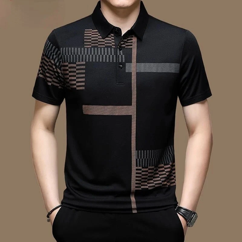 Hot Print Short Sleeve Men's T-shirt Fashion Summer Loose Men's Clothing Custom Wholesale T-shirt Shirt Manufacturer