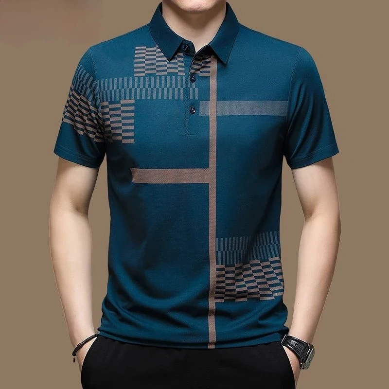 Hot Print Short Sleeve Men's T-shirt Fashion Summer Loose Men's Clothing Custom Wholesale T-shirt Shirt Manufacturer